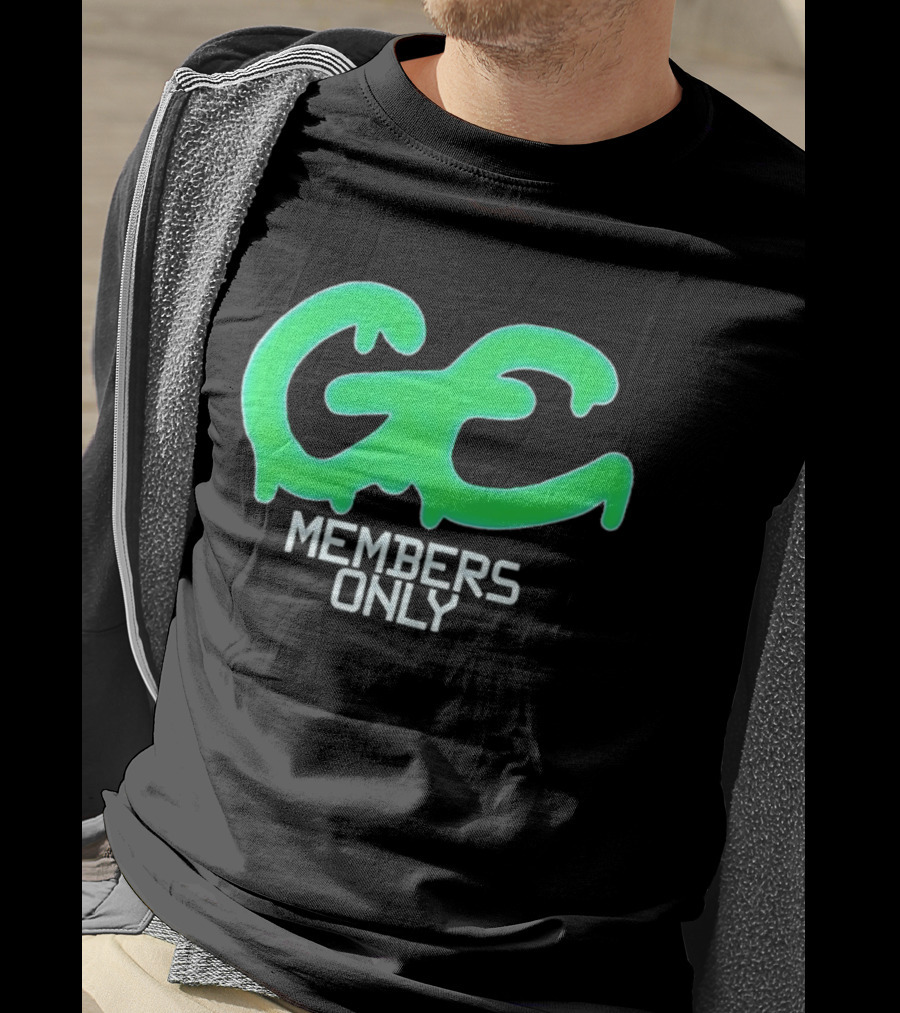 GC Members Only Slime Green Dripping T-Shirt