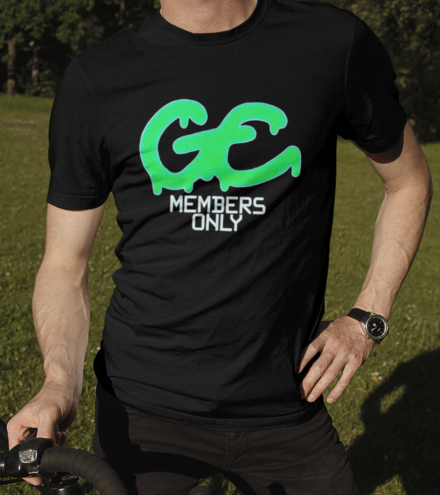 GC Members Only Slime Green Dripping T-Shirt