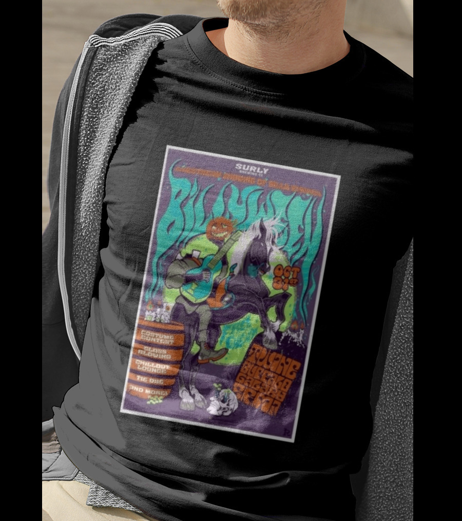 Surly Brewing Co Livestream Billy Strings Halloween Event 10.31.2026 Toucan Buffalo Galaxy Barn T-Shirt