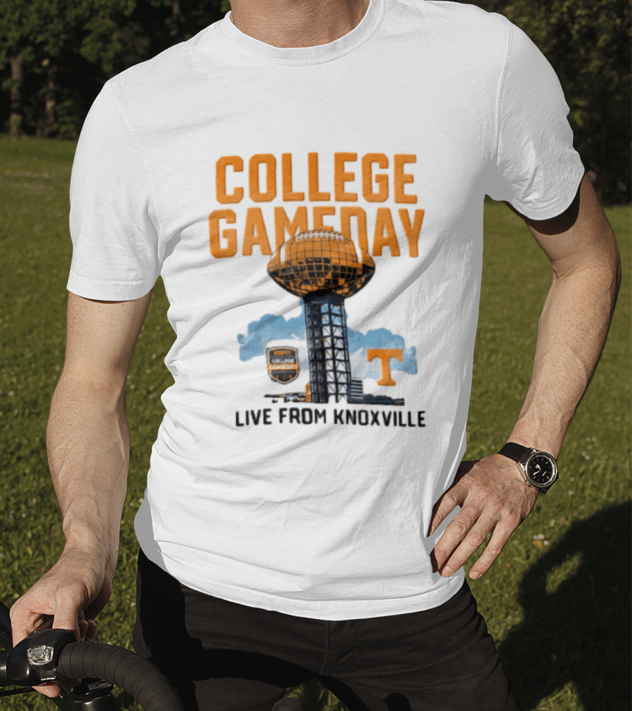 Tennessee Volunteers College Gameday Live From Knoxville Football T-Shirt