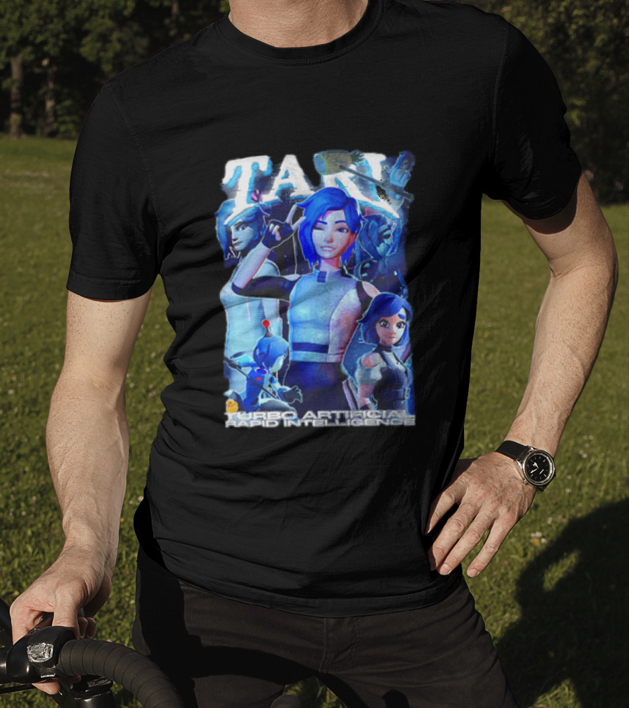 Tari Turbo Artificial Rapid Intelligence Character Montage T-Shirt