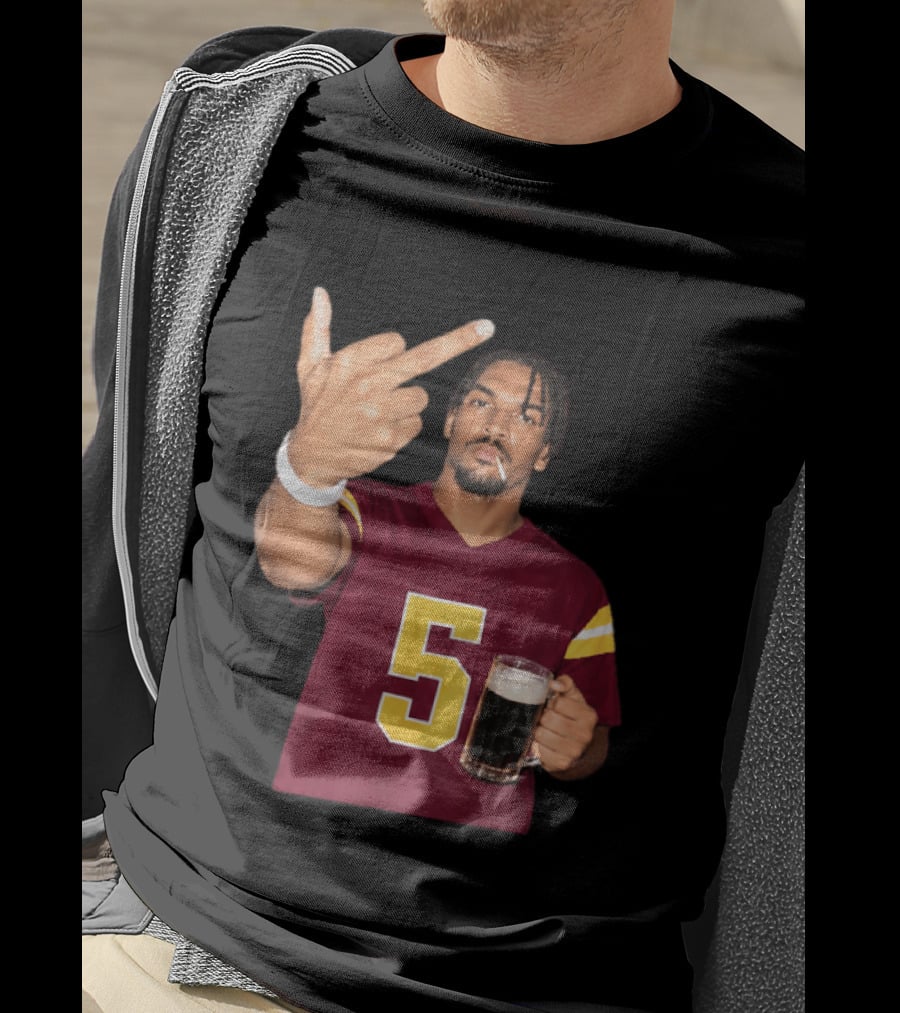 Jayden Daniels Middle Finger T-Shirt