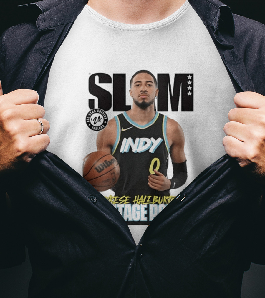 SLAM Magazine Tyrese Haliburton Indy Vintage Point T-Shirt