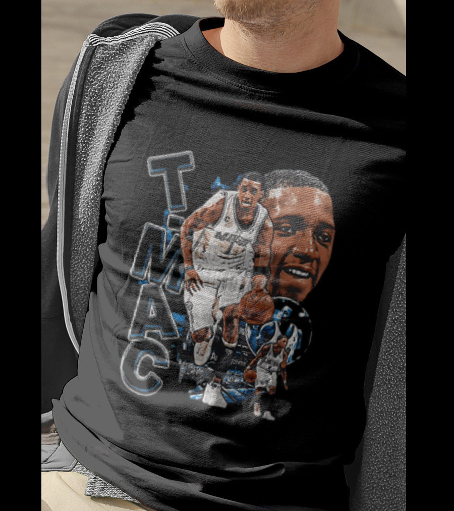Tracy McGrady MAC Orlando Magic NBA Basketball Player 2 Sided T-Shirt