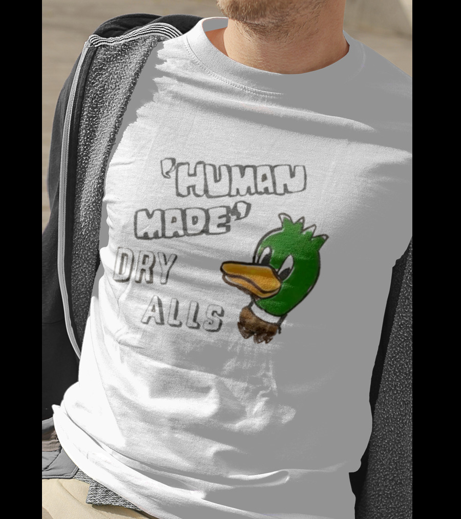J Hope Human Made Dry Alls Green Mallard Duck T-Shirt