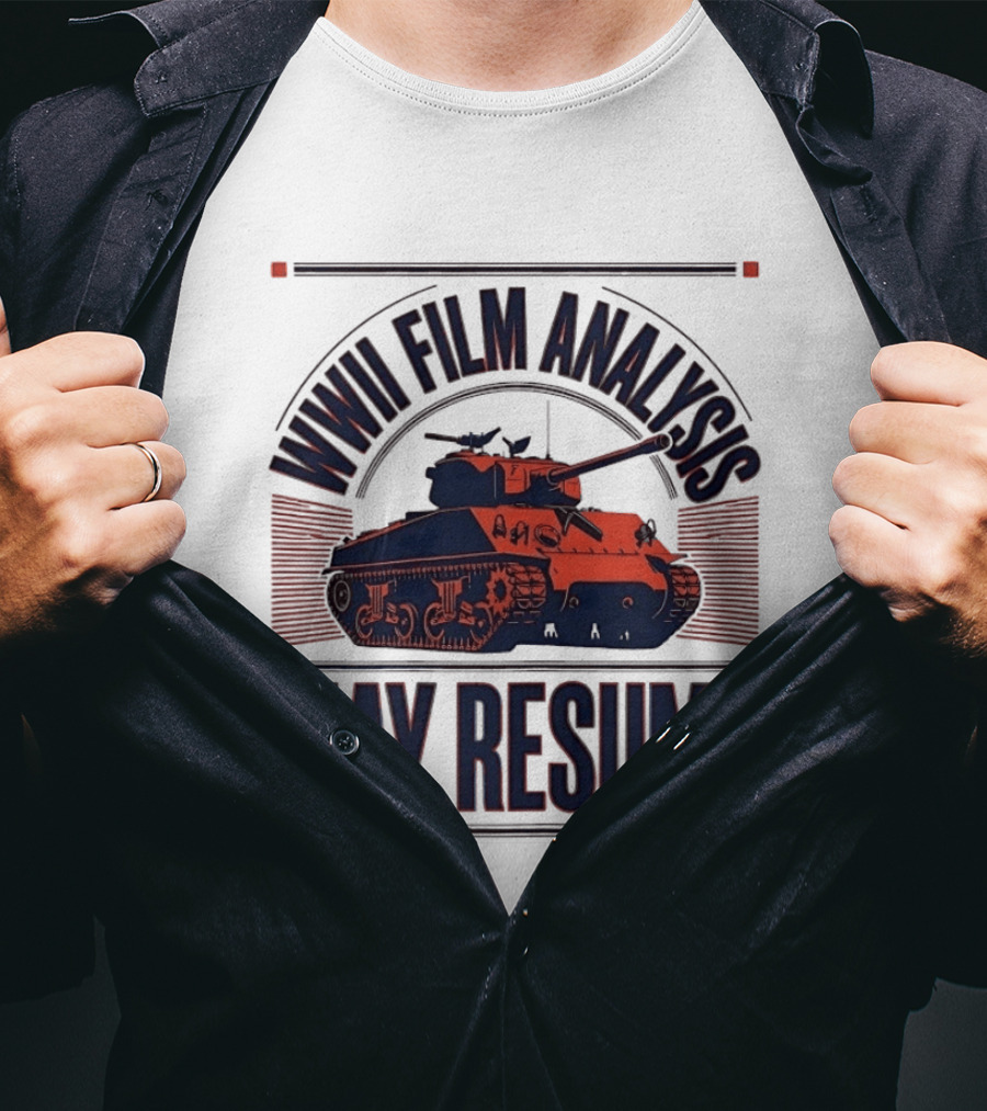 WWII Film Analysis Tank May Resume T-Shirt