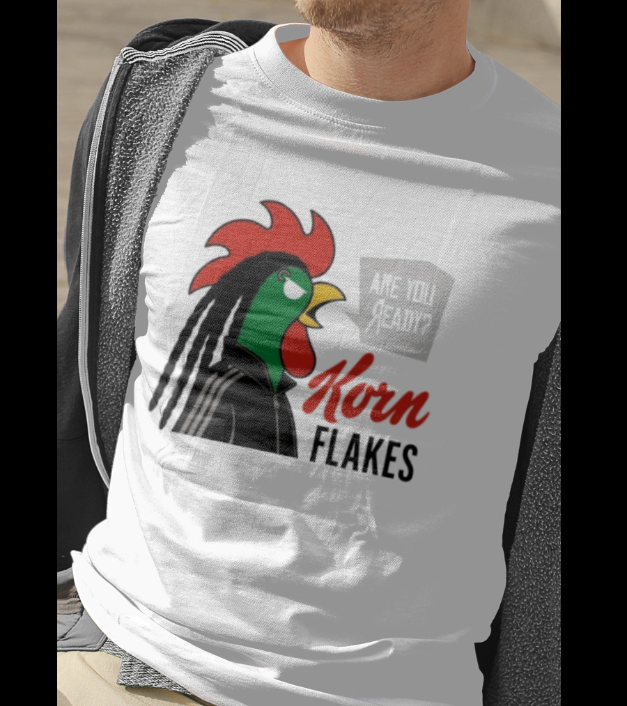 Korn Flakes Are You Ready Rooster Nu Metal T-Shirt