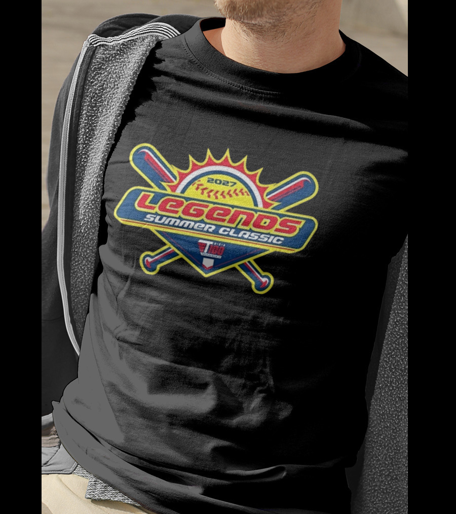 Legends Summer Classic Softball 2027 USA 100 Swingman Shield T-Shirt