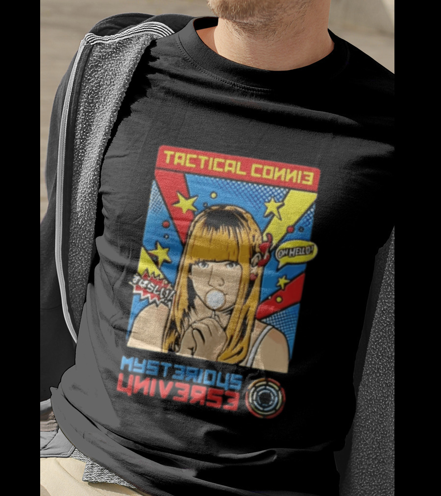 Tactical Connie Mysterious Universe Pop Art Comic T-Shirt