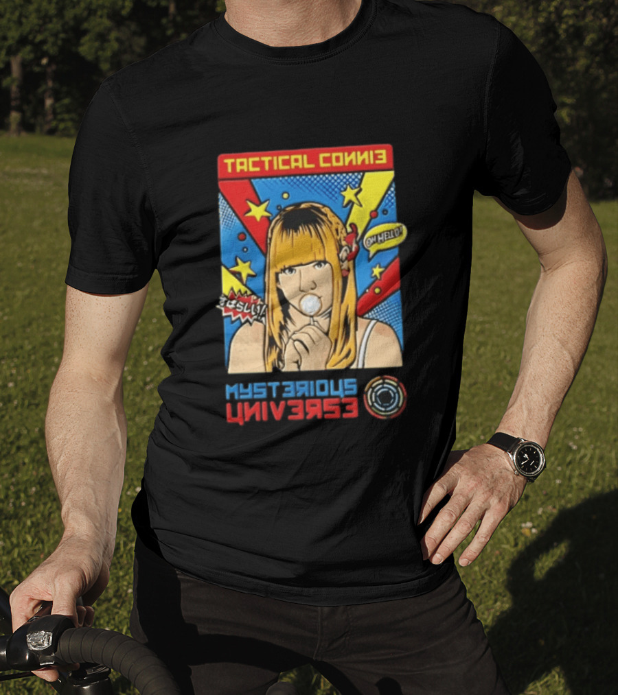 Tactical Connie Mysterious Universe Pop Art Comic T-Shirt