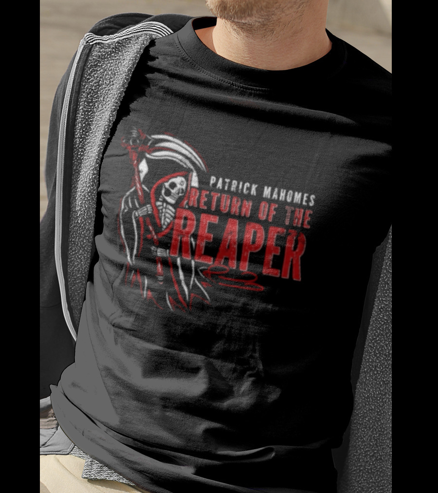 Patrick Mahomes Return Of The Reaper 15 Kansas City Chiefs Football T-Shirt