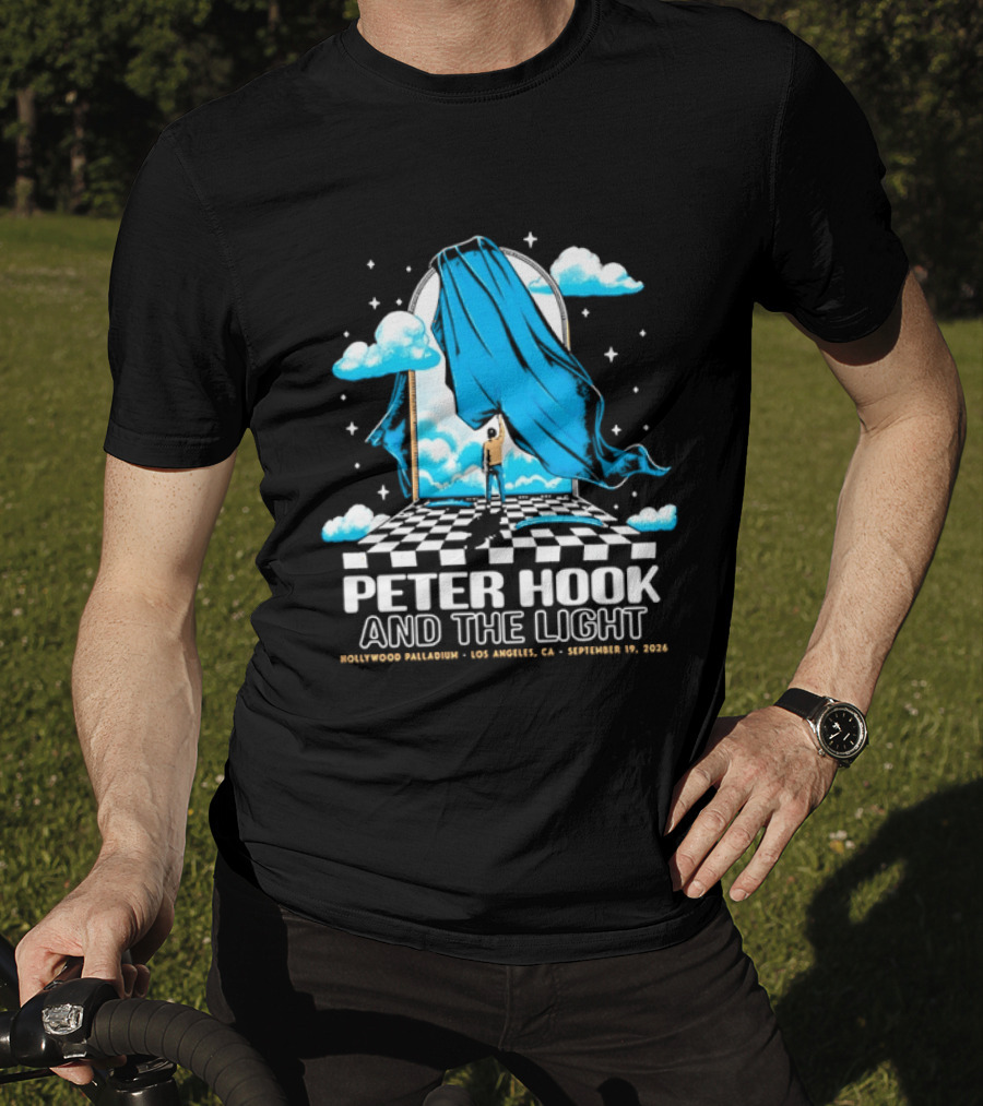Peter Hook And The Light Live Concert Hollywood Palladium Los Angeles September 19 2026 T-Shirt