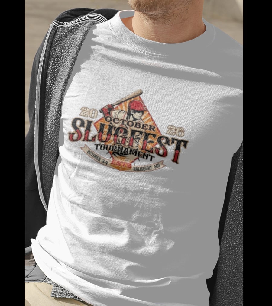 October Slugfest Tournament 2026 ESTB Salisbury MD October 3 4 T-Shirt