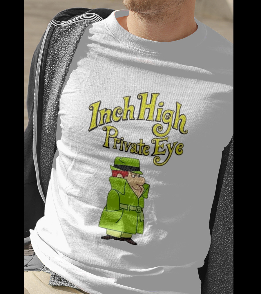 Inch High Private Eye Detective Cartoon Character 1970s Nostalgia T-Shirt