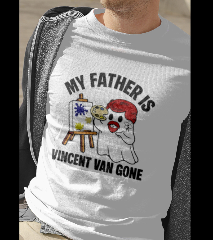 My Father Is Vincent Van Gone Ghost Palette Halloween T-Shirt