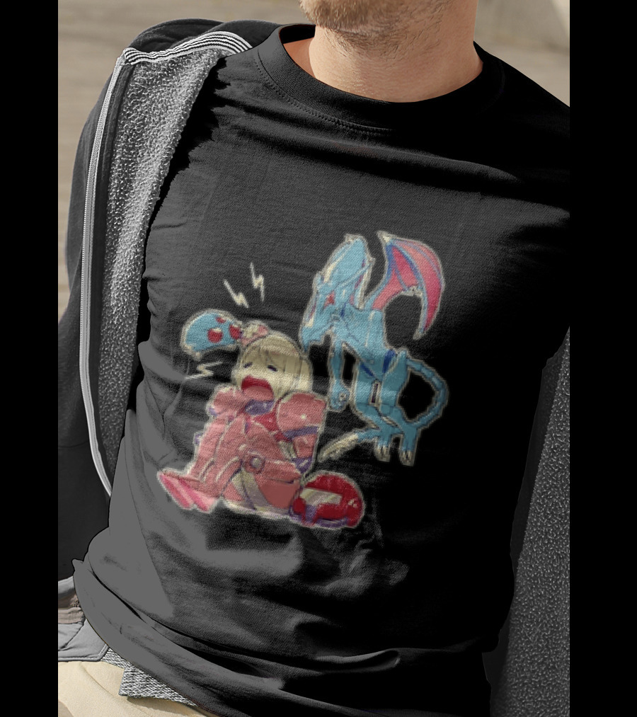 Samus Aran Metroid Bonk Cute Ridley And Chibi T-Shirt