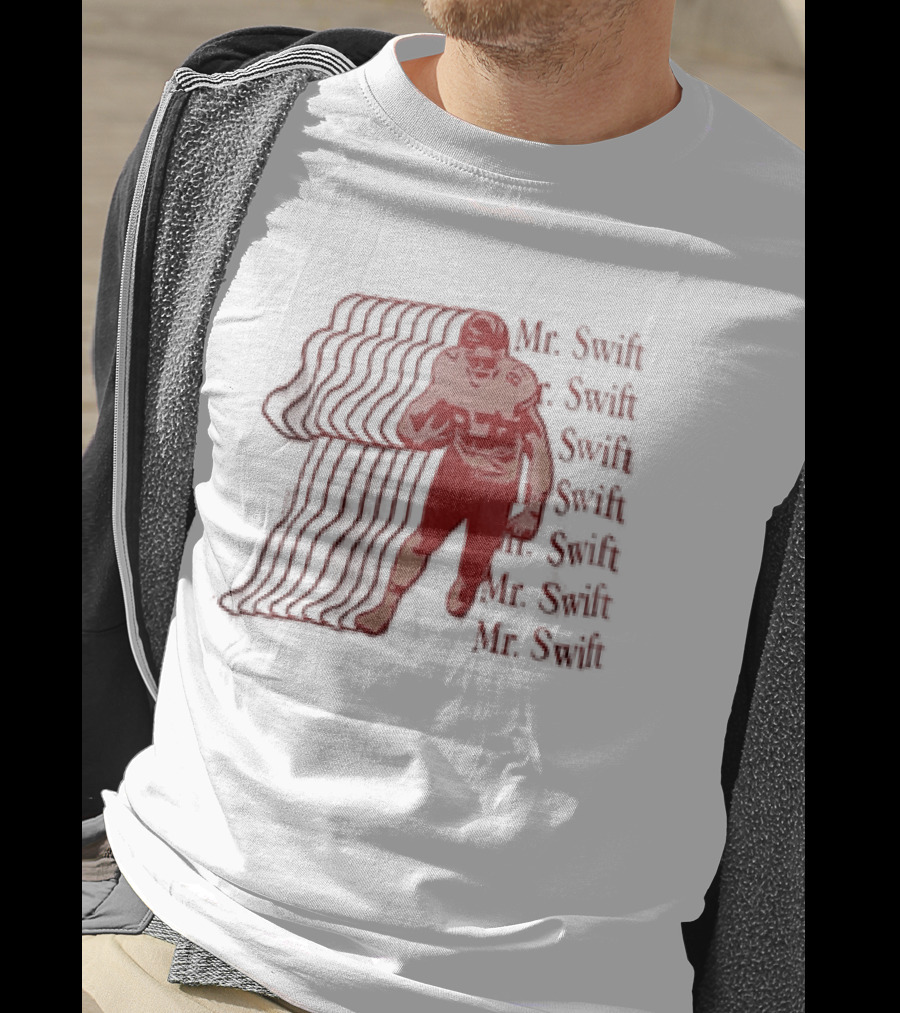 Travis Kelce Kansas City Chiefs Mr Swift Football Player Mr Swift Mr Swift T-Shirt