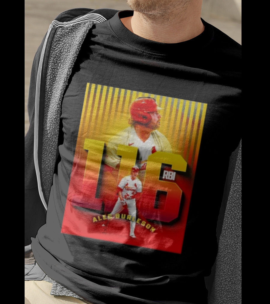 Alec Burleson 116 RBI St Louis Cardinals Baseball Highlights T-Shirt