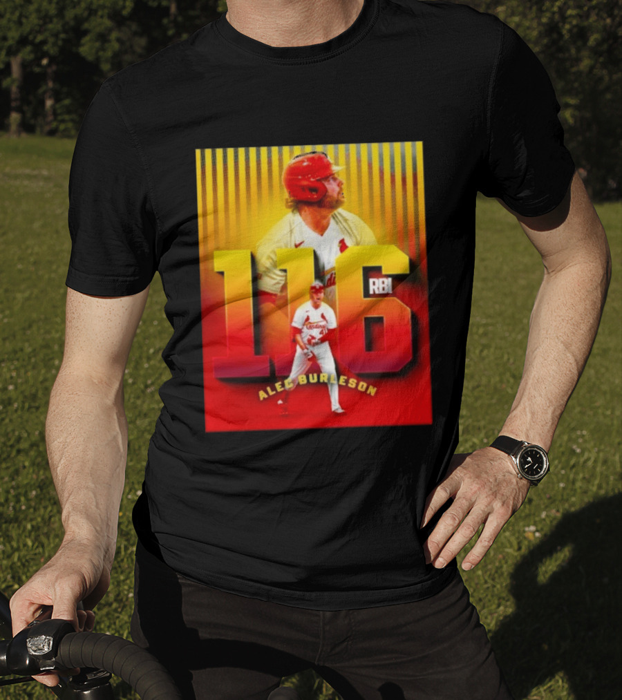Alec Burleson 116 RBI St Louis Cardinals Baseball Highlights T-Shirt
