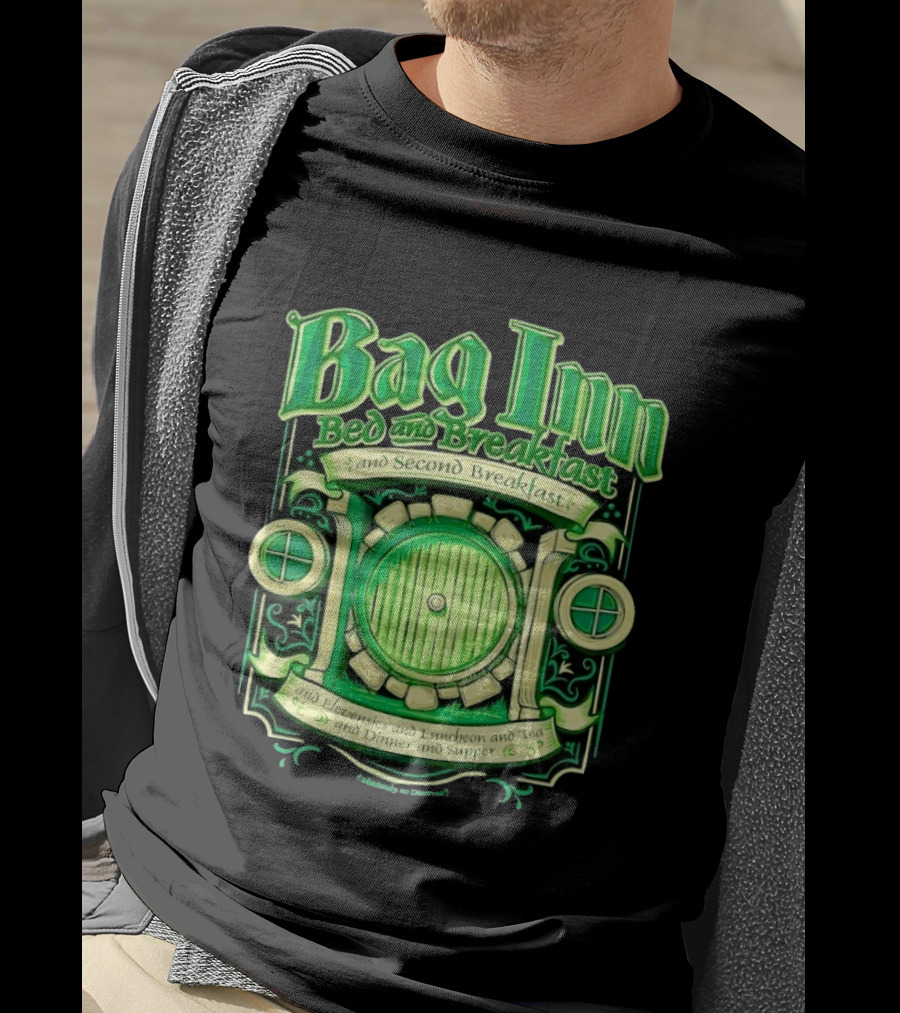 Bag Inn Bed And Breakfast Second Breakfast Elevensies Luncheon Tea Dinner Supper T-Shirt