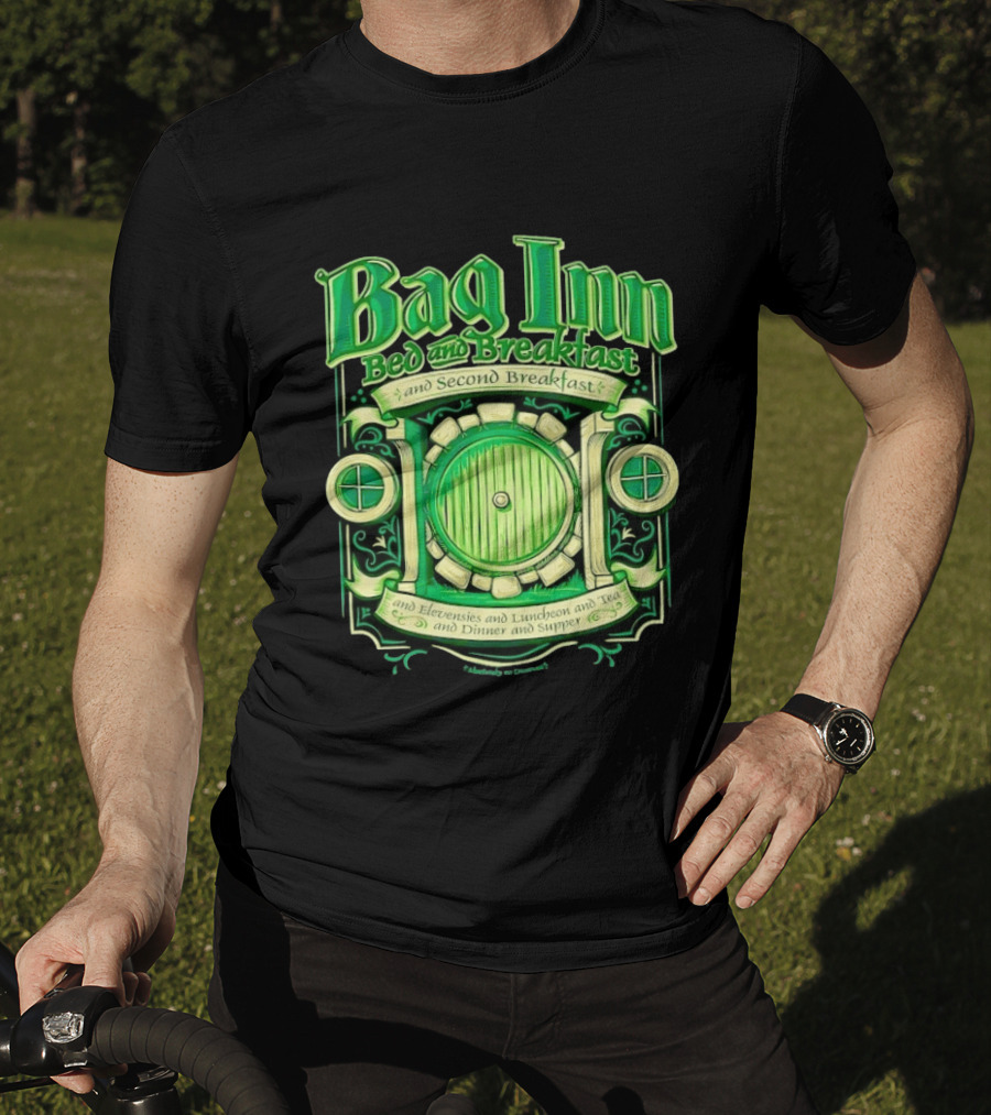 Bag Inn Bed And Breakfast Second Breakfast Elevensies Luncheon Tea Dinner Supper T-Shirt