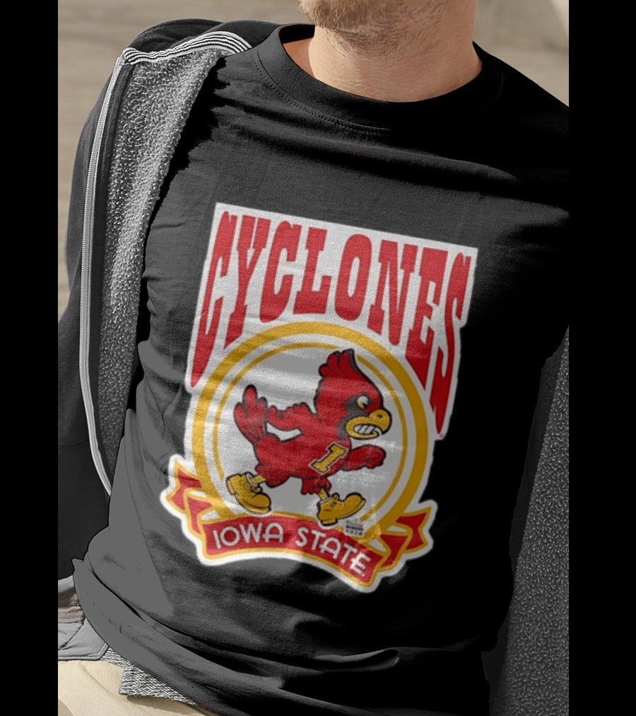Iowa State Cyclones NCAA 1978 Mascot Bird T-Shirt