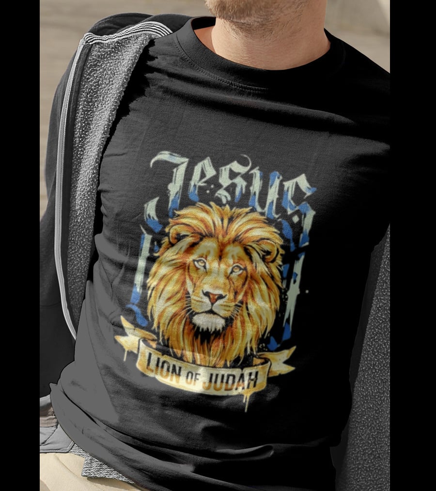 Jesus Lion Of Judah Christian Religious Symbol Powerful T-Shirt