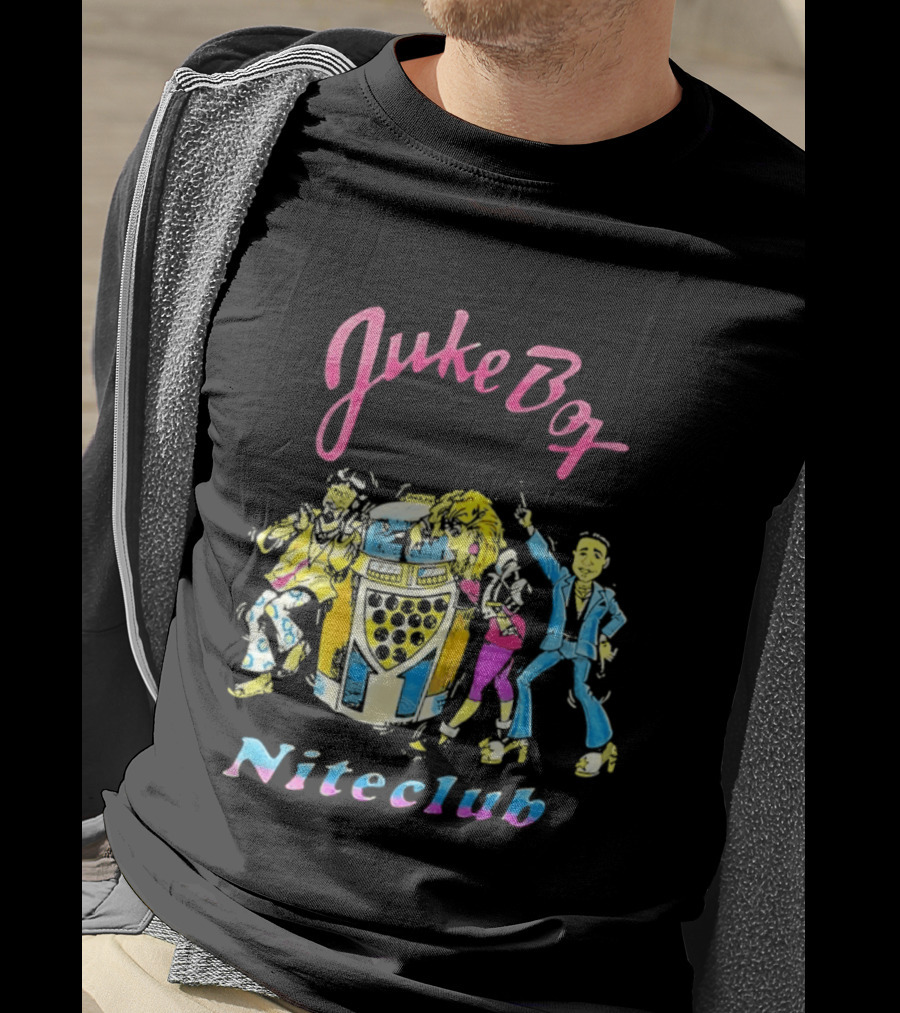 Juke Box Niteclub Retro Dance Party Vibes T-Shirt