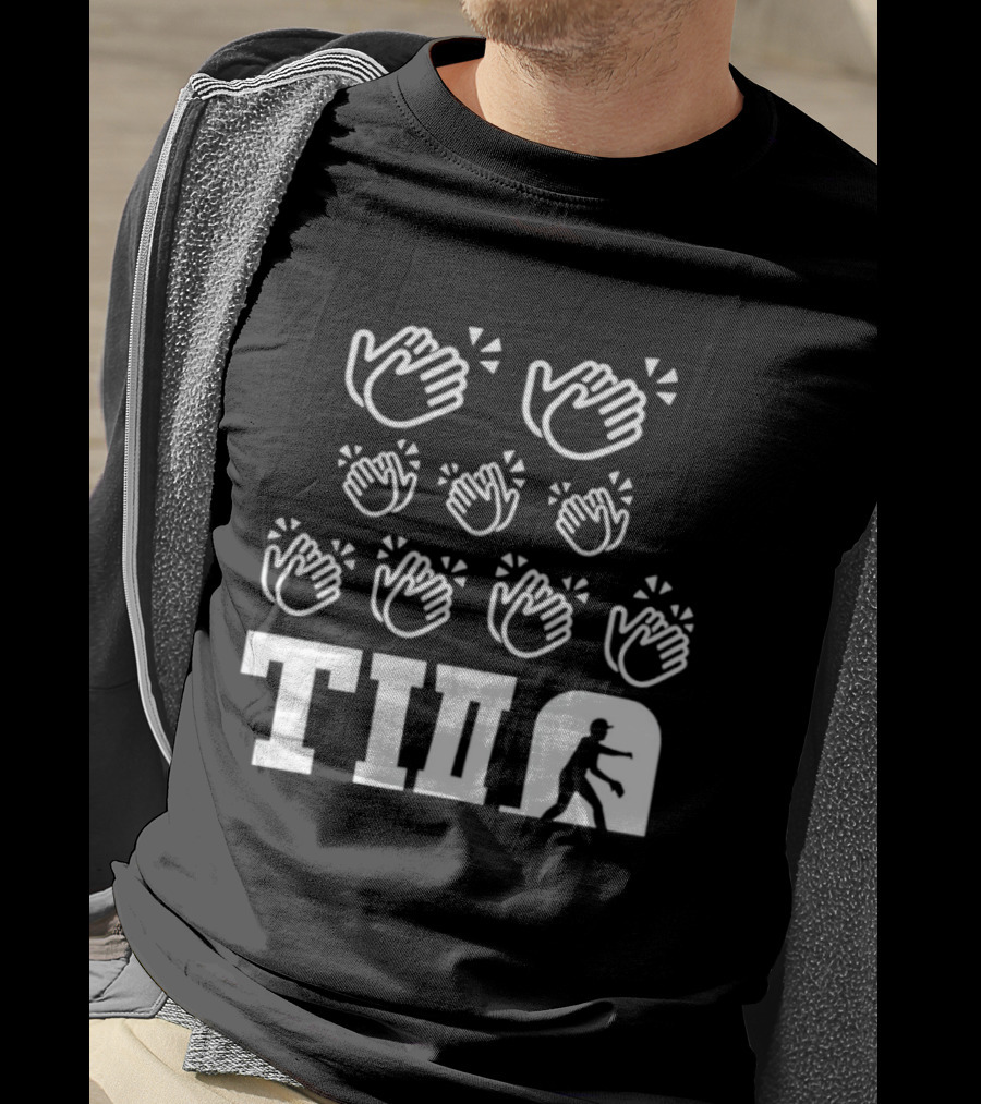 TII Clap Hands Baseball Pitcher T-Shirt