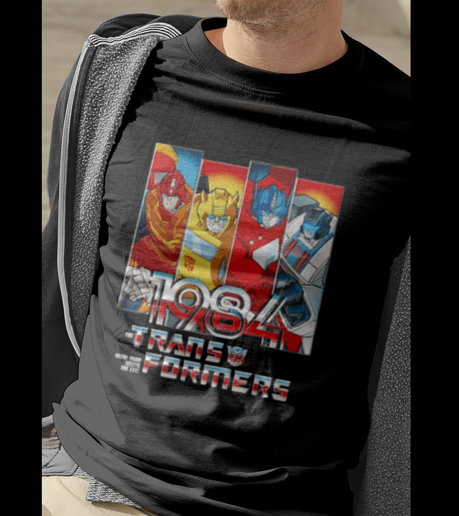 Transformers 1984 Hot Rod Bumblebee Optimus Prime Prowl Classic Characters T-Shirt