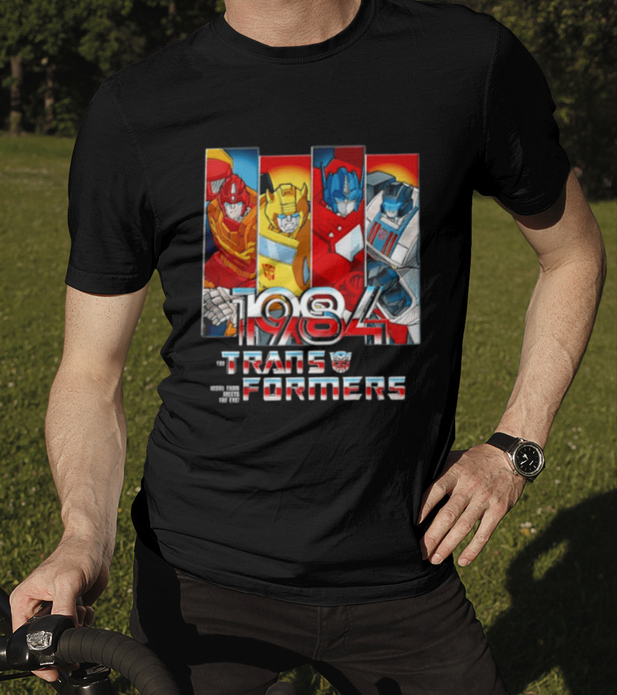 Transformers 1984 Hot Rod Bumblebee Optimus Prime Prowl Classic Characters T-Shirt