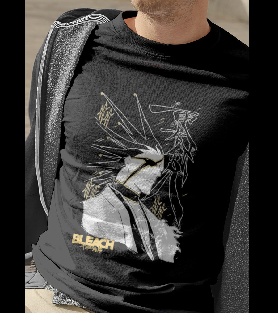 Kenpachi Zaraki Bleach Thousand Year Blood War Fan Art Character Sketch T-Shirt