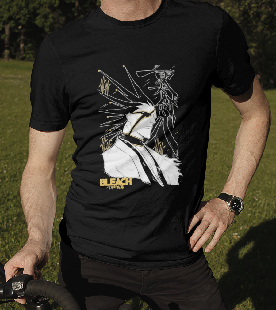 Kenpachi Zaraki Bleach Thousand Year Blood War Fan Art Character Sketch T-Shirt