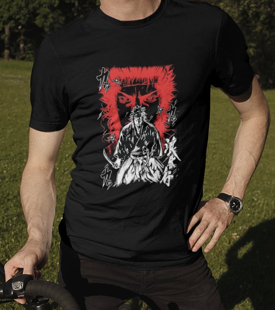 Vagabond Musashi Miyamoto Samurai Intense Manga T-Shirt