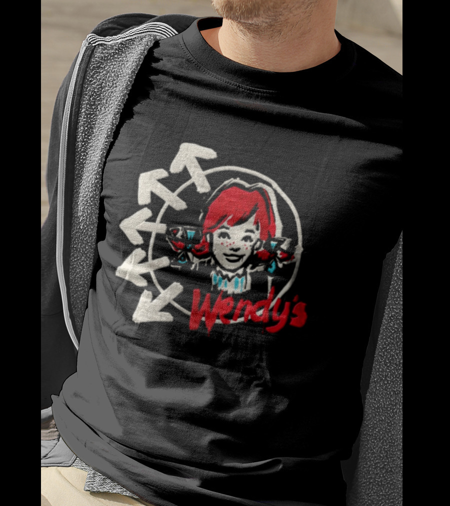 Wendy's Songs To Listen To In A Parking Lot Two Sided Bow Arrows T-Shirt