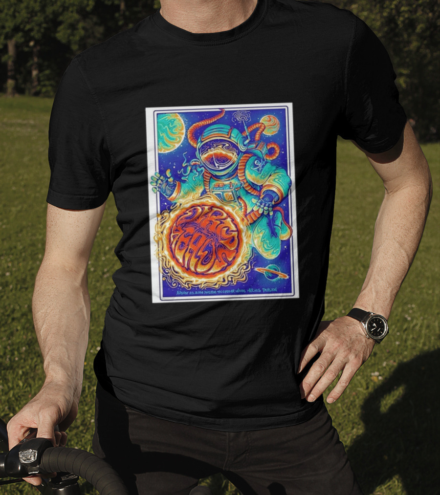 Dip Heads Astronaut Space Art August 23 2026 Houston TX Cynthia Woods Mitchell Pavilion T-Shirt