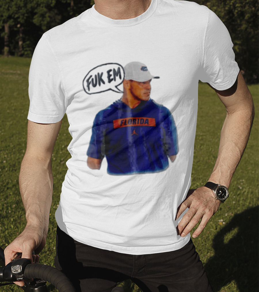 FLORIDA Coach Billy Napier Fuk Em Speech Bubble T-Shirt
