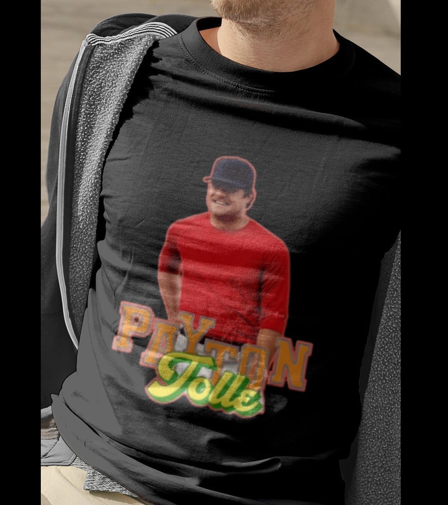 Payton Tolle Smiling Wearing Red With Baseball Cap T-Shirt