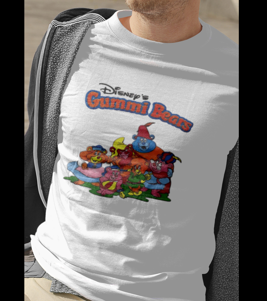 Disney's Gummi Bears 1985 Colorful Group Of Five Characters T-Shirt