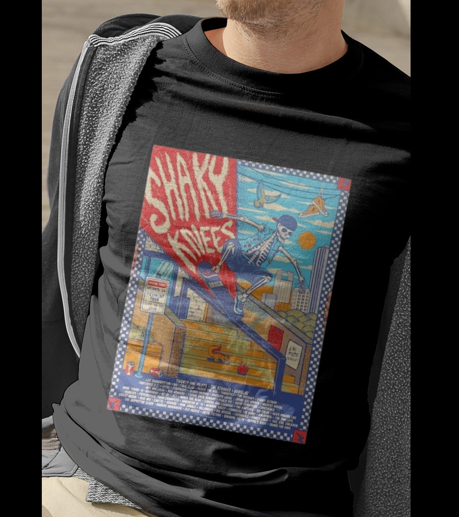 Shaky Knees Music Festival 2026 Atlanta Piedmont Park Lineup Featuring Twenty One Pilots The Strokes Gorillaz T-Shirt