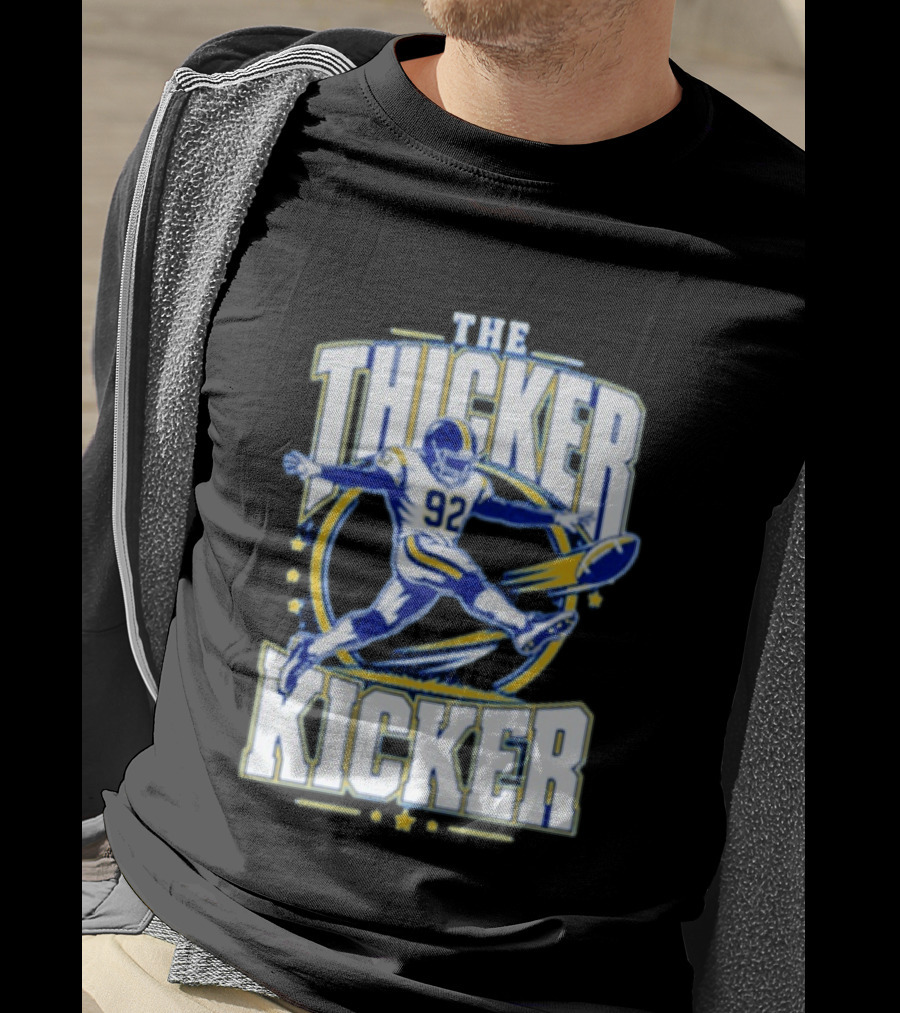 Harrison Mevis The Thiccer Kicker LA Rams #92 Football T-Shirt