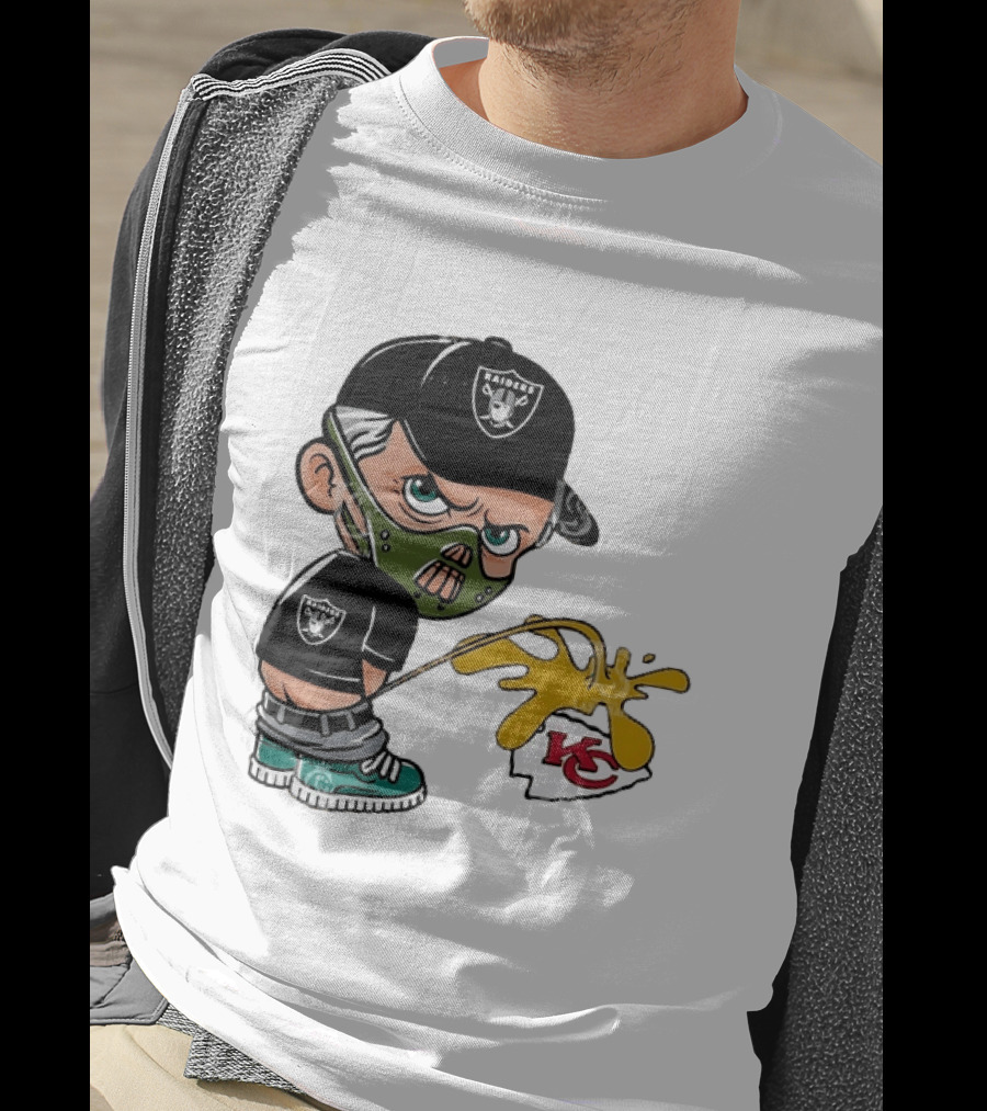Las Vegas Raiders Fan Prank On Kansas City Chiefs Rivalry T-Shirt