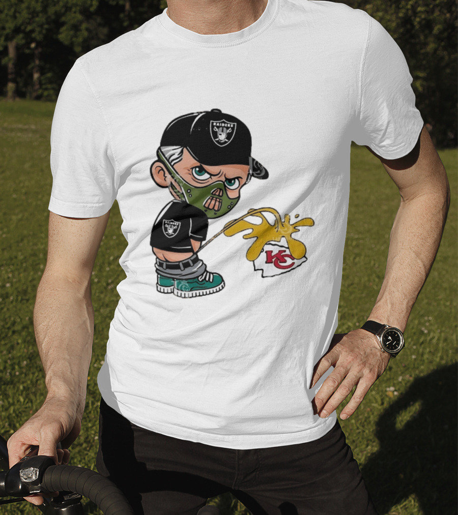 Las Vegas Raiders Fan Prank On Kansas City Chiefs Rivalry T-Shirt