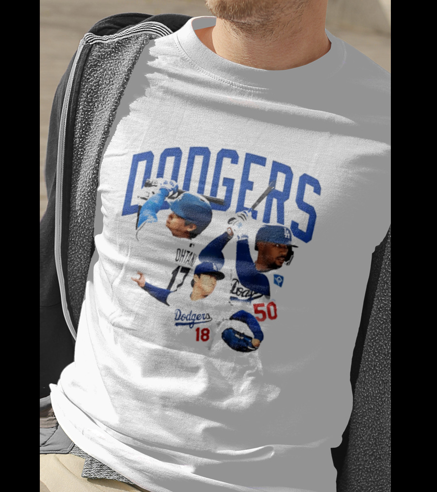 Los Angeles Dodgers Shohei Ohtani Mookie Betts Yoshinobu Yamamoto 17 18 50 T-Shirt