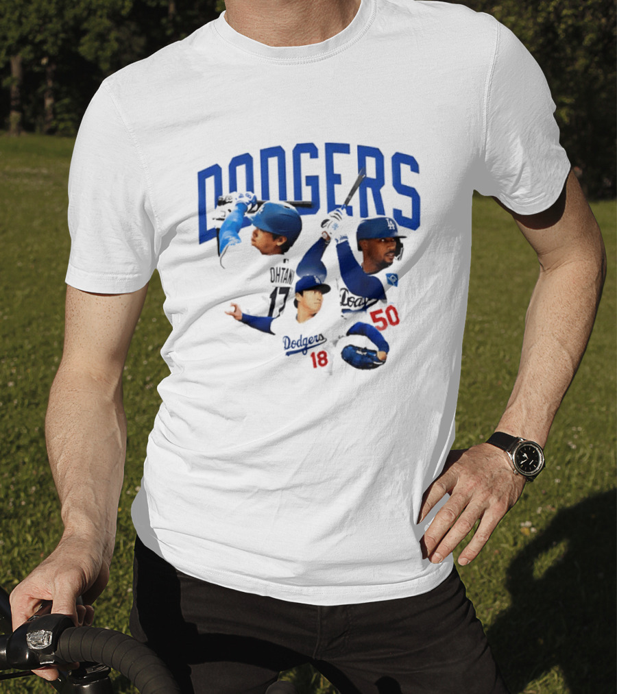 Los Angeles Dodgers Shohei Ohtani Mookie Betts Yoshinobu Yamamoto 17 18 50 T-Shirt