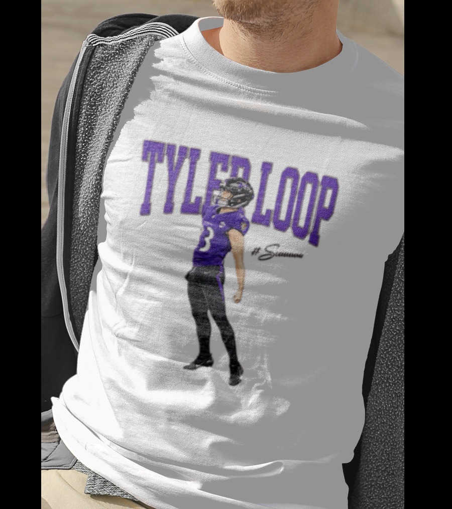 Tyler Loop Siuuuuuu Football The Ravens Player Celebration T-Shirt