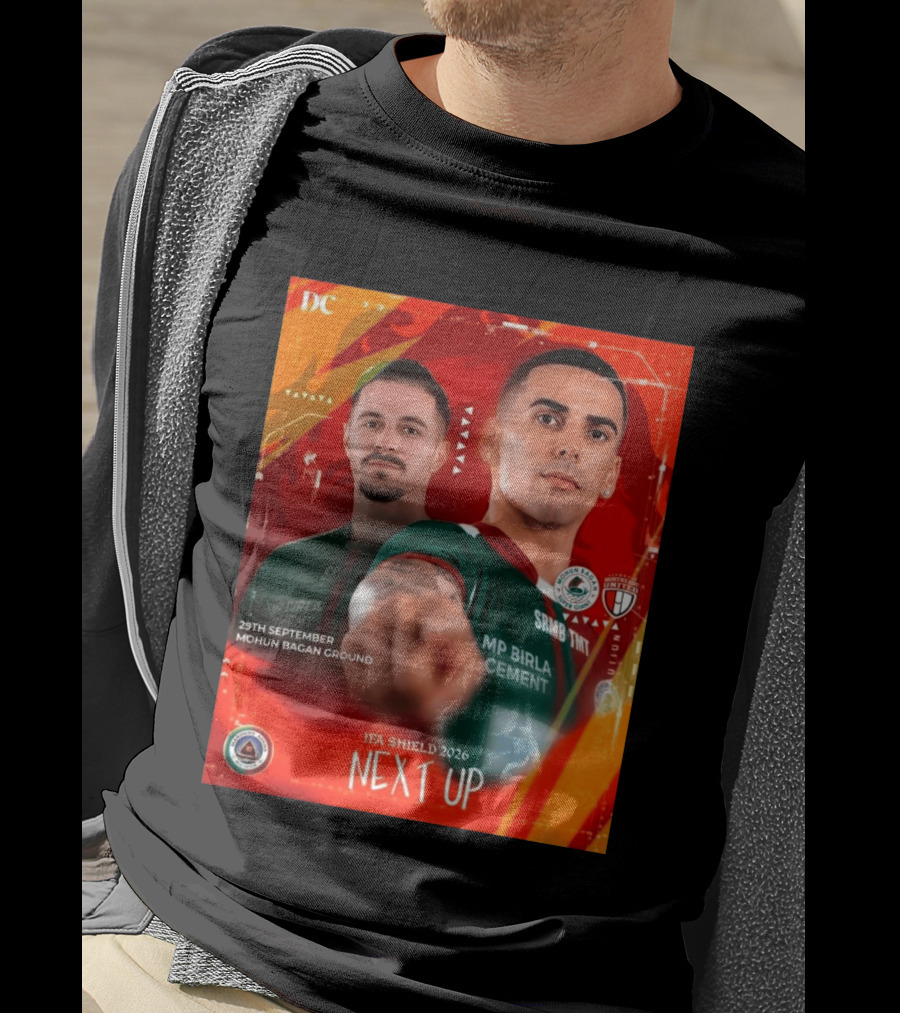 IFA Shield 2026 Mohun Bagan Super Giant Vs NorthEast United FC 29th September Mohun Bagan Ground T-Shirt