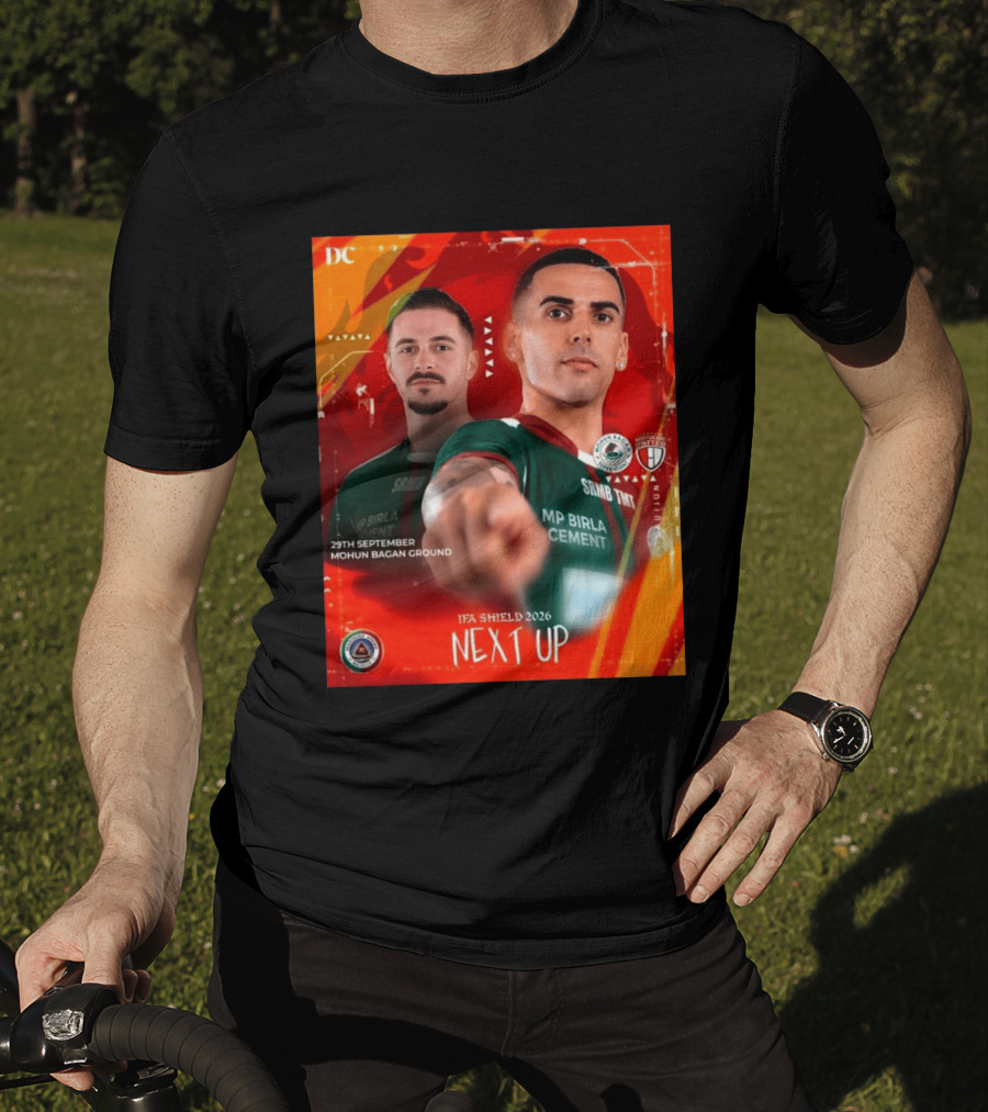 IFA Shield 2026 Mohun Bagan Super Giant Vs NorthEast United FC 29th September Mohun Bagan Ground T-Shirt