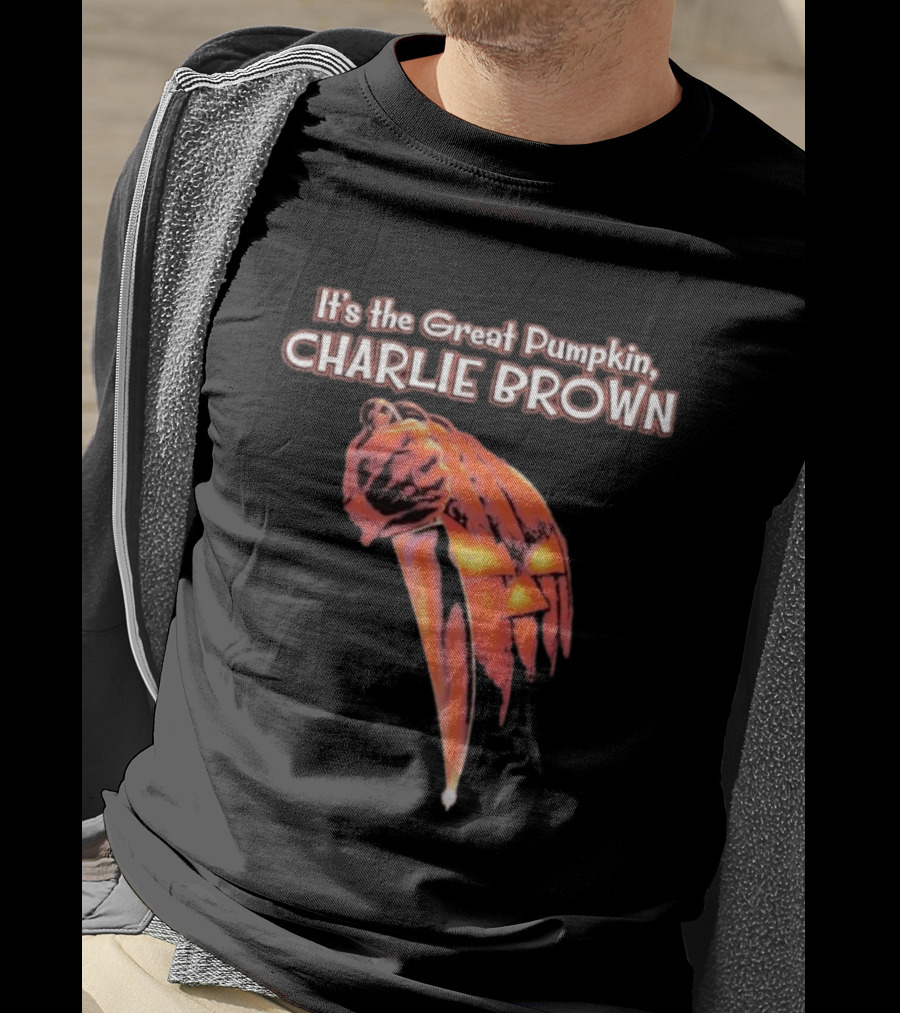 It's The Great Pumpkin Charlie Brown Horror Slasher T-Shirt