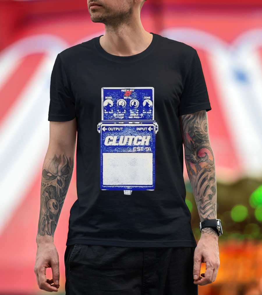 Boss Metal Zone Clutch Est 91 Rock Music Pedal T-Shirt
